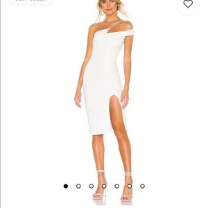 NWT Revolve Superdown Jillian Asymmetric Midi Dress